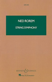String Symphony by Rorem Ned for Study Score