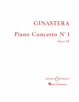Piano Concerto No. 1 Op. 28 by Ginastera Alberto for Study Score