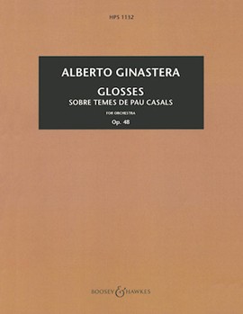 Glosses Op. 48 by Ginastera Alberto for Study Score