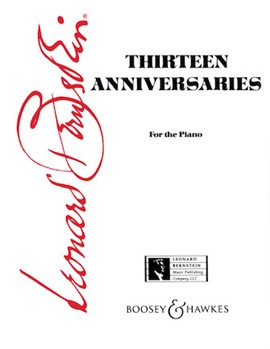 13 Anniversaries by Bernstein Leonard for Piano