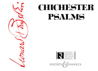 Chichester Psalms by Bernstein Leonard for Full Score (Reduced Orchestratio)