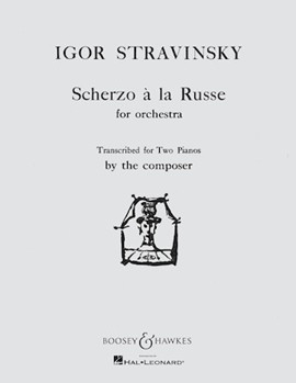 Scherzo A La Russe For Orchestra by Stravinsky Igor for 2 Piano 4 Hands