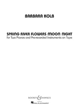Spring River Flowers Moon Night by Kolb Barbara for Piano