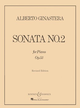 Sonata #2 Opus 53 by Ginastera Alberto for Piano
