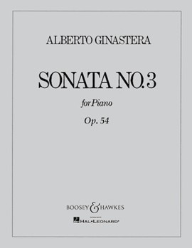 Sonata #3 Opus 55 by Ginastera Alberto for Piano