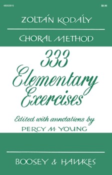 333 Elementary Exercises by Kodaly Zoltan for Book