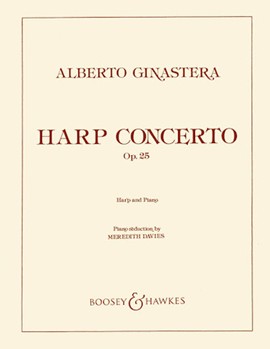 Harp Concerto Op. 25 by Ginastera Alberto for Harp
