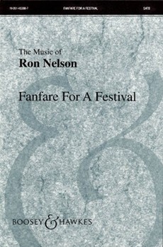 Fanfare For A Festival by Nelson Ron for SATB