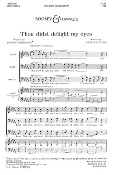 Thou Didst Delight My Eyes by Finzi Gerald for TBB a cappella