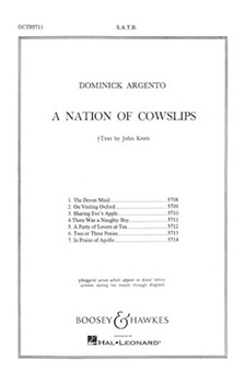 On Visiting Oxford by Argento Dominick for SATB