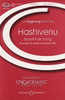 Hashivenu by Israeli - Rao Doreen - for Unison/2-Part