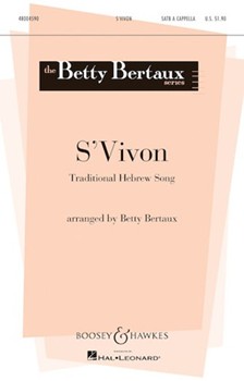 S'vivon by - Bertaux Betty - for SATB a cappella