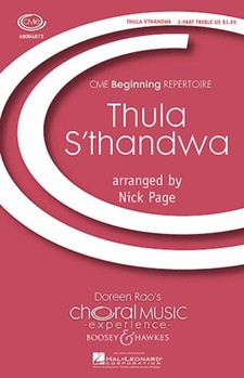 Thula S'thandwa by Zulu Melody - Page Nick - for 2-Part