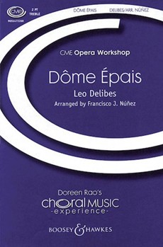 Dome Epais (From Lakme) by Delibes Leo - Nunez Francisco - for 2-Part Treble