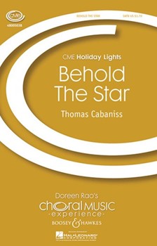 Behold The Star by Cabaniss Thomas for SATB