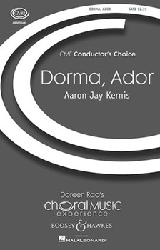 Dorma Ador by Kernis Aaron Jay for SATB a cappella