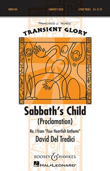Sabbath's Child by Del Tredici David for SSA a cappella