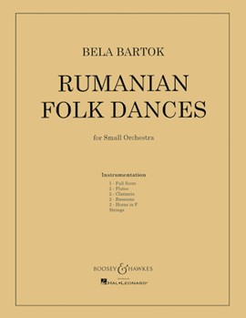 Romanian Folk Dances by Bartok Bela for Full Score