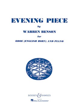 Evening Piece by Benson Warren for Oboe and Piano