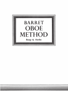 Barret Oboe Method, Complete - Boosey & Hawkes Edition