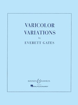 Varicolor Variations Full Score Str Orch by Gates Everett for Full Score