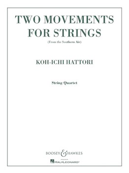 2 Movements Full Score Str Orch by Hattori Koh-Ichi for Full Score