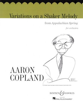 Variations On A Shaker Melody by Copland Aaron for Full Score