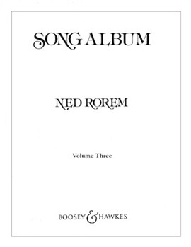 Song Album Volume 3 by Rorem Ned for Vocal and Piano