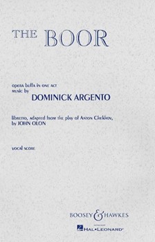 The Boor - Vocal Scor