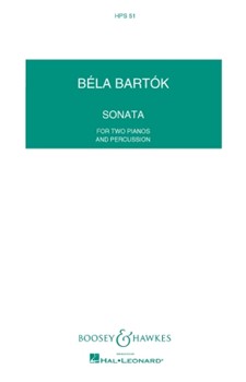 Sonata for Two Pianos and Percussion by Bartok Bela for Study Score