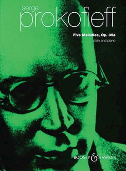 Five Melodies Op. 35a by Prokofiev Sergei for Violin