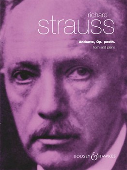 Andante by Strauss R for French Horn and Piano
