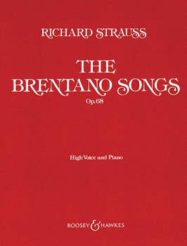 Brentano Songs Opus 68 by Strauss Richard for High Voice