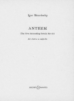 The Dove Descending Breaks the Air by Stravinsky Igor for SATB