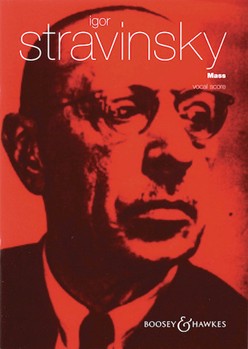 Mass by Stravinsky Igor for SATB