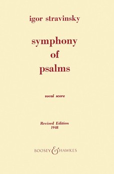 Symphony Of Psalms by Stravinsky Igor for SATB