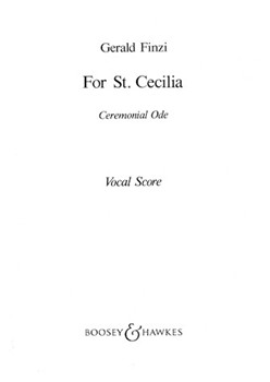 For St. Cecilia by Finzi Gerald for SATB