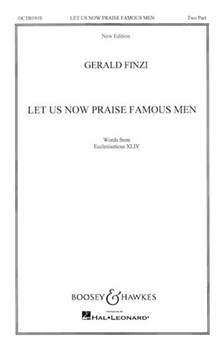 Let Us Now Praise Famous Men by Finzi Gerald for 2-Part