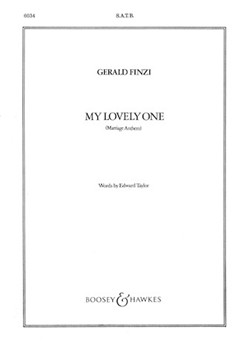 My Lovely One by Finzi Gerald for SATB divisi