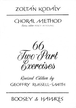 66 Two Part Exercises by Kodaly Zoltan for 2-Part