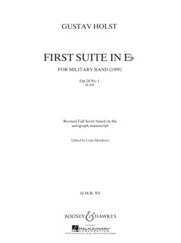 1st Suite In E-flat by Holst Gustav - Matthews Colin - for Full Score