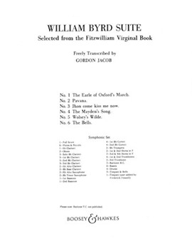 William Byrd Suite by Byrd William - Jacob - for Concert Band
