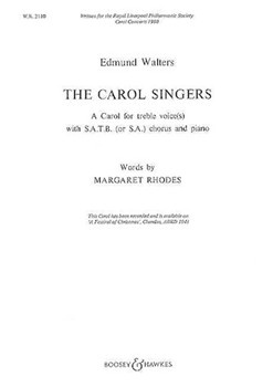 The Carol Singers by Walters Edmund for Unison