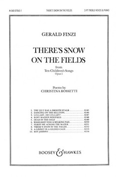 There's Snow on the Fields by Finzi Gerald for SA