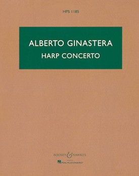 Harp Concerto Op. 25 by Ginastera Alberto for Study Score