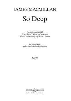 So Deep by MacMillan James - MacMillan James - for SSAATTBB