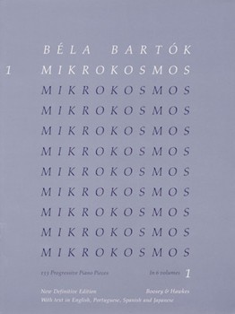 Mikrokosmos Volume 1 (blue) by Bartok Bela for Piano