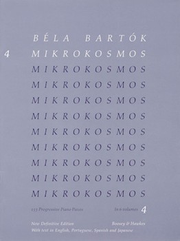 Mikrokosmos Volume 4 (blue) by Bartok Bela for Piano