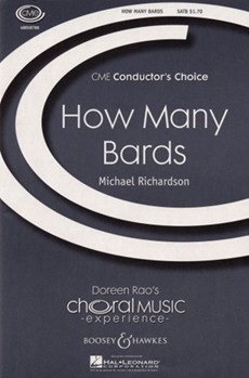 How Many Bards by Richardson Michael for SATB