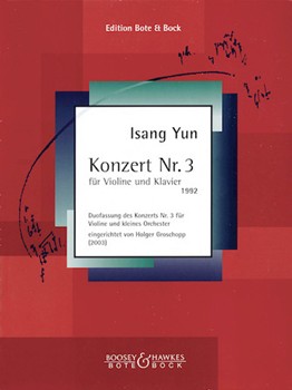 Concerto No. 3 (1992) by Isang Yun for
